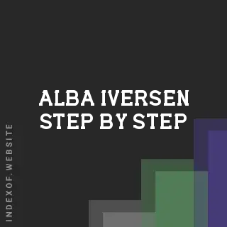 Alba Iversen Step-by-Step | Indexof