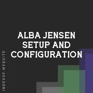 Alba Jensen Setup and Configuration | Indexof