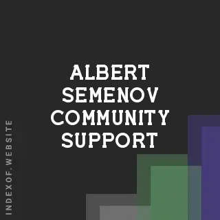 Albert Semenov Community Support | Indexof