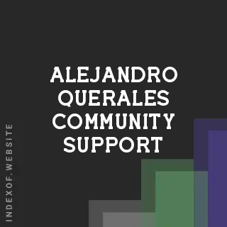 Alejandro Querales Community Support | Indexof