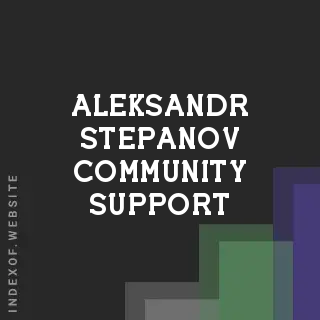 Aleksandr Stepanov Community Support | Indexof