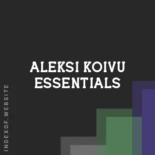 Aleksi Koivu Essentials | Indexof