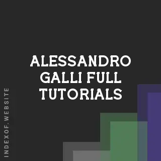 Alessandro Galli Full Tutorials | Indexof