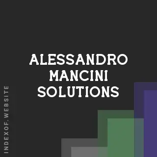 Alessandro Mancini Solutions | Indexof