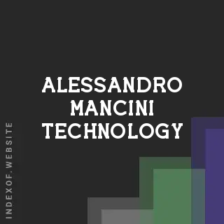 Alessandro Mancini Technology | Indexof