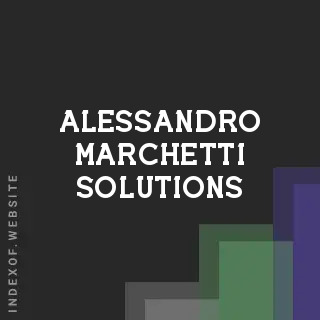 Alessandro Marchetti Solutions | Indexof