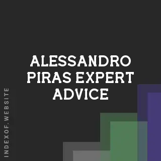 Alessandro Piras Expert Advice | Indexof