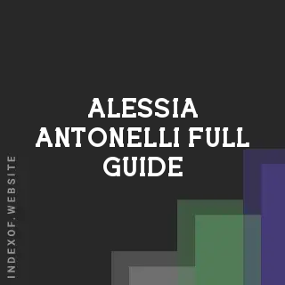Alessia Antonelli Full Guide | Indexof