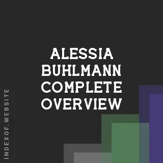 Alessia Buhlmann Complete Overview | Indexof