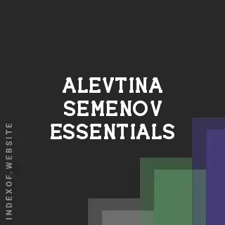 Alevtina Semenov Essentials | Indexof