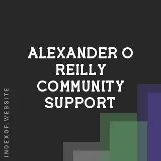 Alexander O Reilly Community Support | Indexof