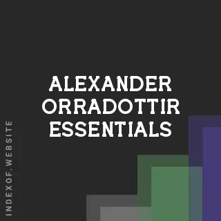 Alexander Orradottir Essentials | Indexof
