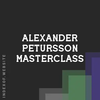 Alexander Petursson Masterclass | Indexof