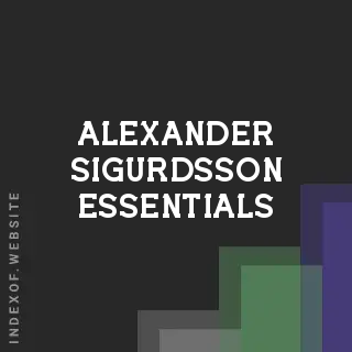 Alexander Sigurdsson Essentials | Indexof