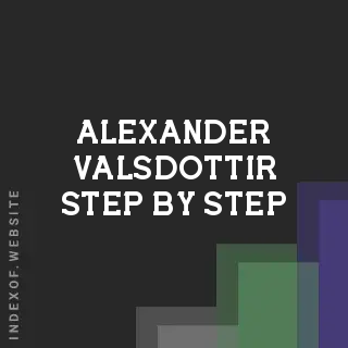 Alexander Valsdottir Step-by-Step | Indexof