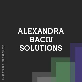 Alexandra Baciu Solutions | Indexof