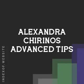 Alexandra Chirinos Advanced Tips | Indexof