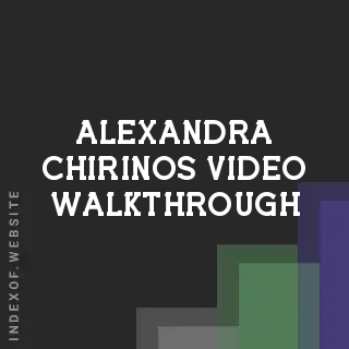 Alexandra Chirinos Video Walkthrough | Indexof