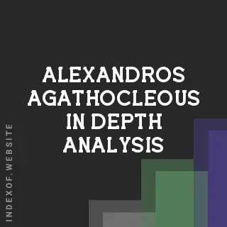 Alexandros Agathocleous In-Depth Analysis | Indexof