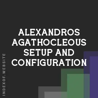 Alexandros Agathocleous Setup and Configuration | Indexof