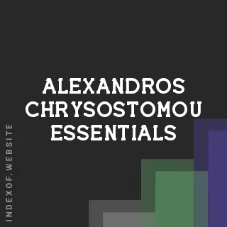 Alexandros Chrysostomou Essentials | Indexof