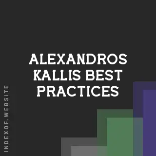 Alexandros Kallis Best Practices | Indexof