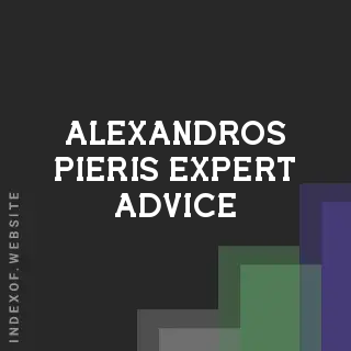 Alexandros Pieris Expert Advice | Indexof