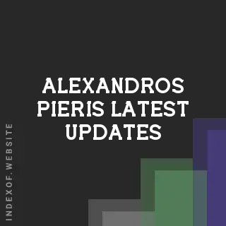 Alexandros Pieris Latest Updates | Indexof