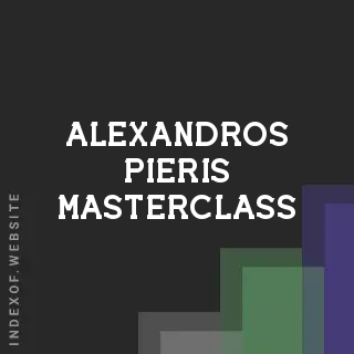Alexandros Pieris Masterclass | Indexof