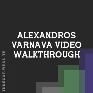 Alexandros Varnava Video Walkthrough | Indexof