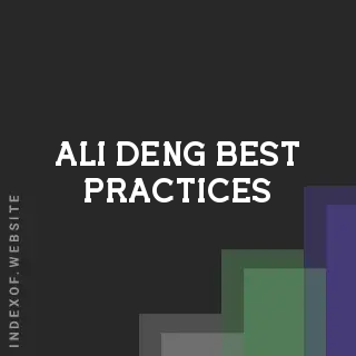 Ali Deng Best Practices | Indexof