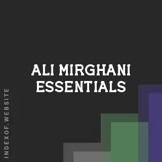Ali Mirghani Essentials | Indexof