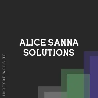 Alice Sanna Solutions | Indexof