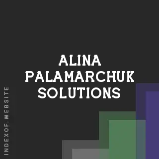 Alina Palamarchuk Solutions | Indexof