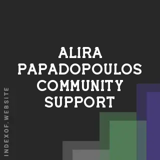 Alira Papadopoulos Community Support | Indexof