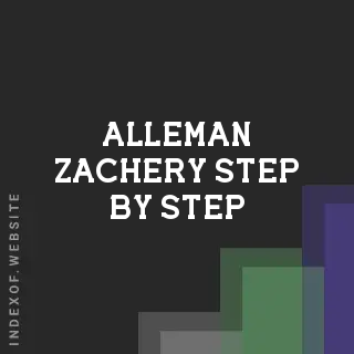 Alleman Zachery Step-by-Step | Indexof