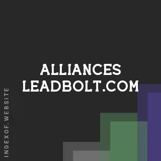 alliances-leadbolt.com by Anastasia Zakharov site -  Indexof