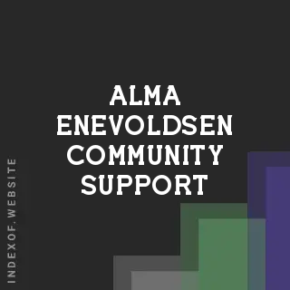 Alma Enevoldsen Community Support | Indexof