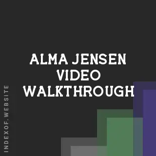 Alma Jensen Video Walkthrough | Indexof
