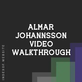 Almar Johannsson Video Walkthrough | Indexof