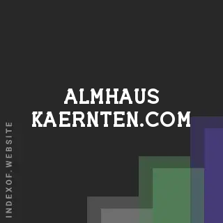 almhaus-kaernten.com by Pelle Roed site -  Indexof