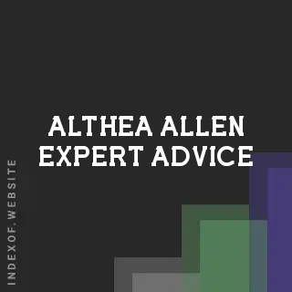 Althea Allen Expert Advice | Indexof