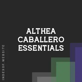 Althea Caballero Essentials | Indexof