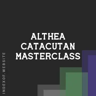 Althea Catacutan Masterclass | Indexof