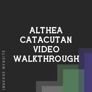 Althea Catacutan Video Walkthrough | Indexof