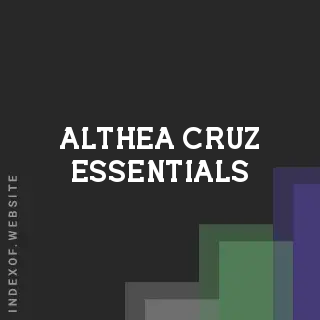 Althea Cruz Essentials | Indexof