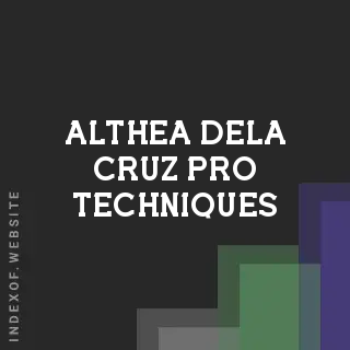 Althea Dela Cruz Pro Techniques | Indexof