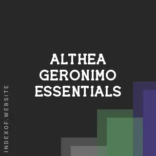 Althea Geronimo Essentials | Indexof