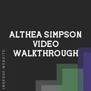 Althea Simpson Video Walkthrough | Indexof