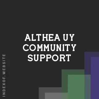 Althea Uy Community Support | Indexof